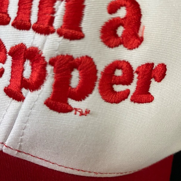 Dr Pepper I'm a Pepper Richardson 112 Trucker Hat Red White Mesh Snapback - Picture 4 of 12